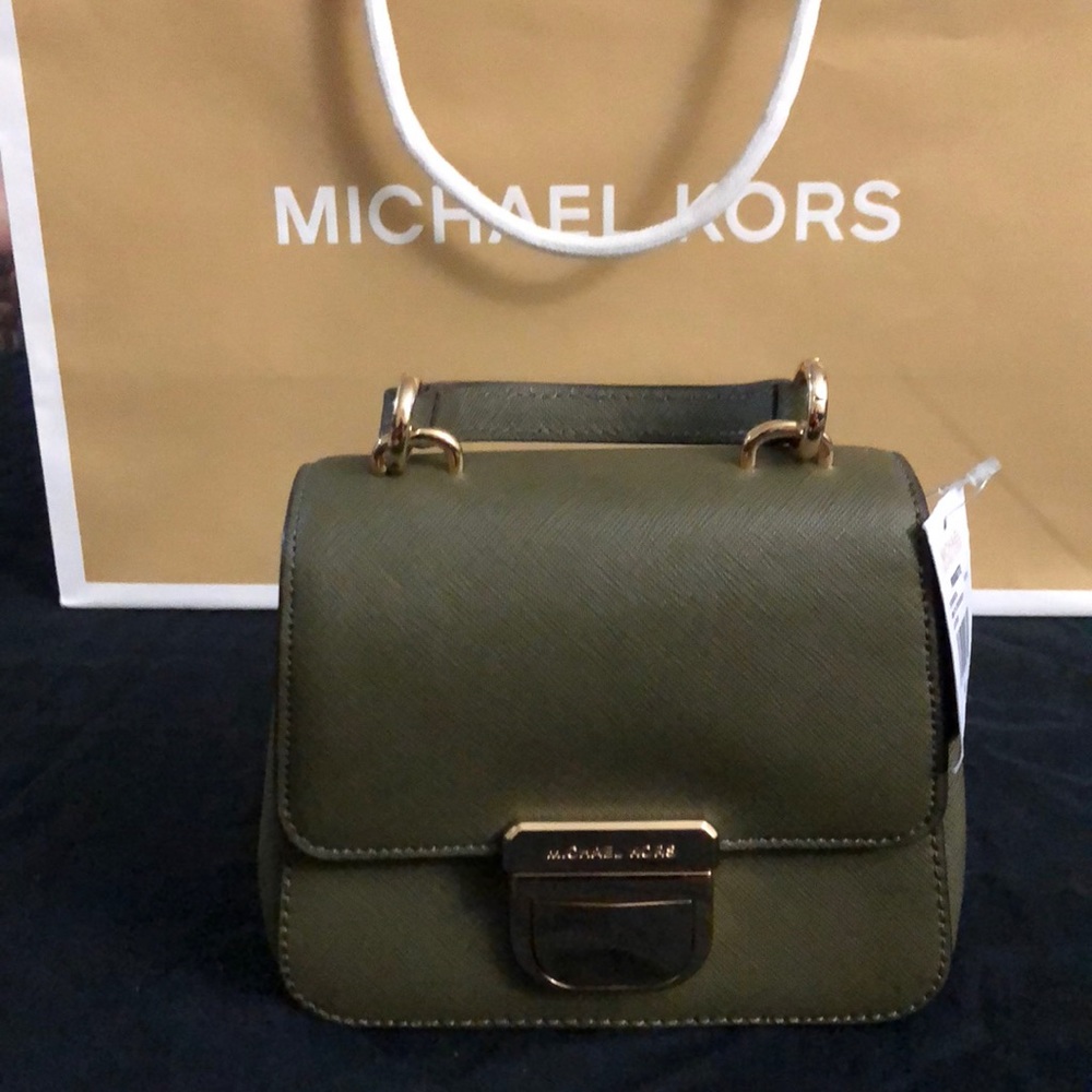 NWT authentic Michael Kors mini olive Bridgette